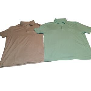 Vineyard Vines Size M Lot of 2 Edgartown Striped Short Sleeve Pocket Polo